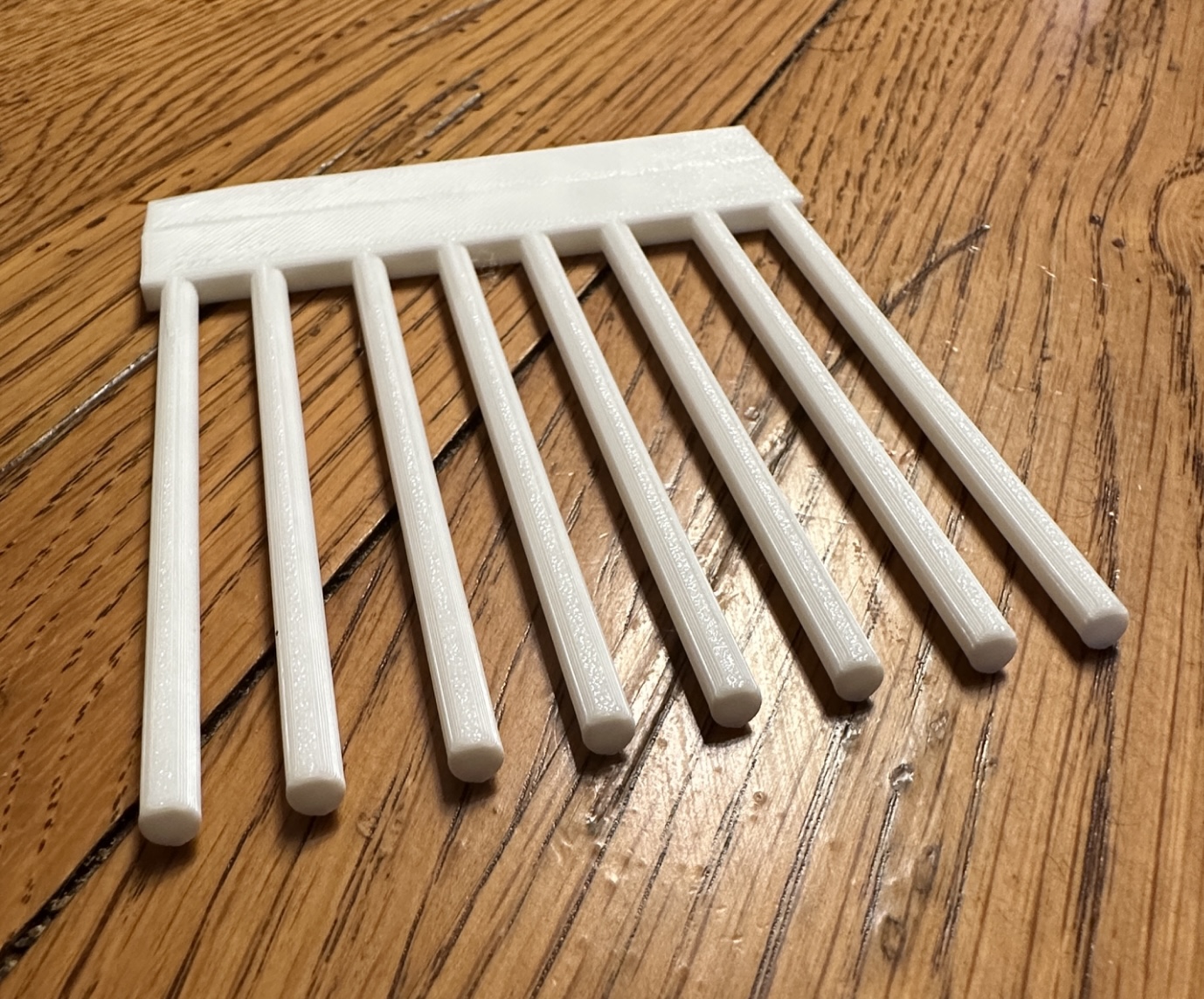3D Printed Soap Combing Tool